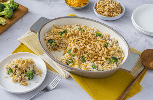 broccoli and cheese rice casserole
