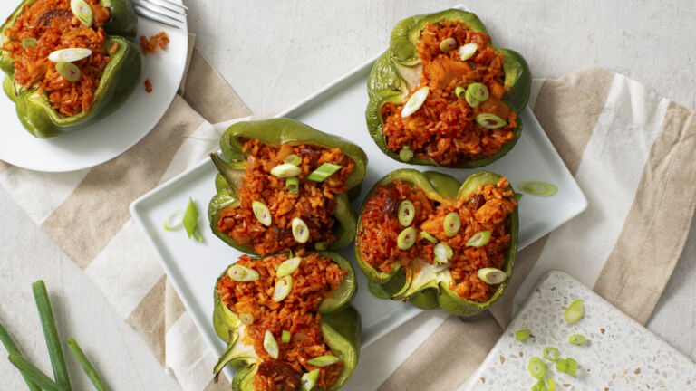 Jambalaya Stuffed Peppers