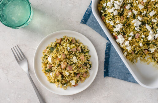 Creamed Spinach and Rice Casserole