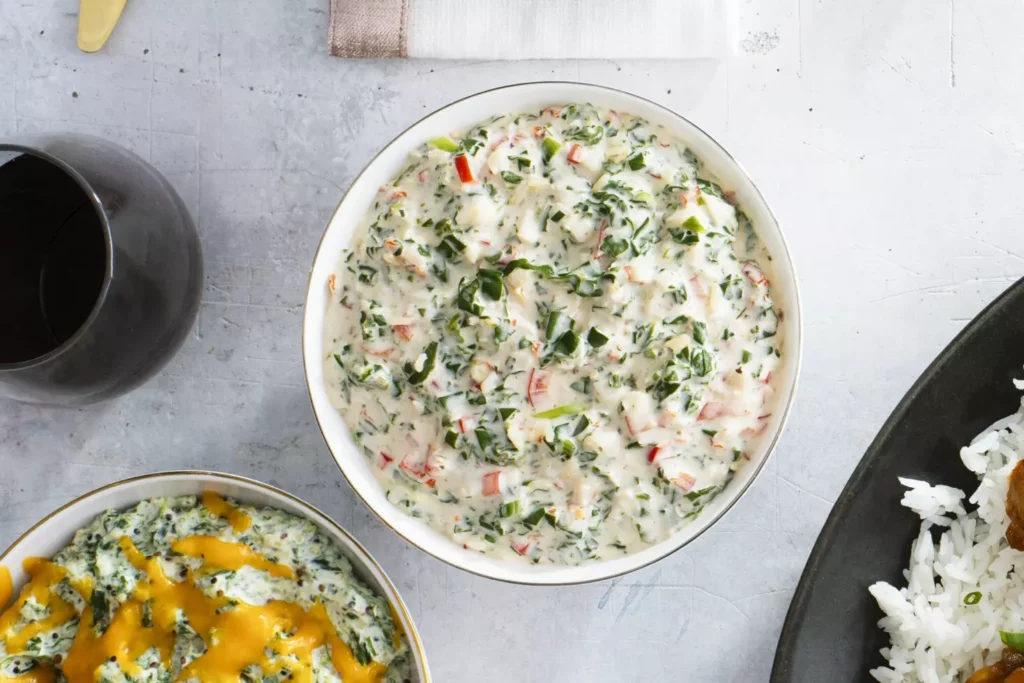 garden spinach dip
